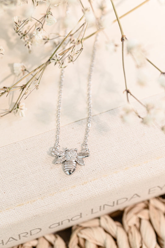 Hello Honey Sterling Silver Necklace (Online Exclusive)