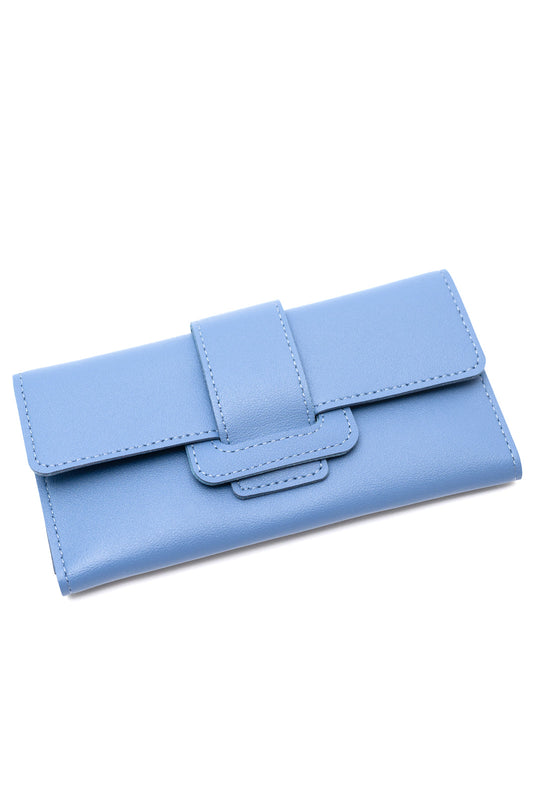 Hello Spring Oversized Wallet in Light Blue (Online Exclusive)