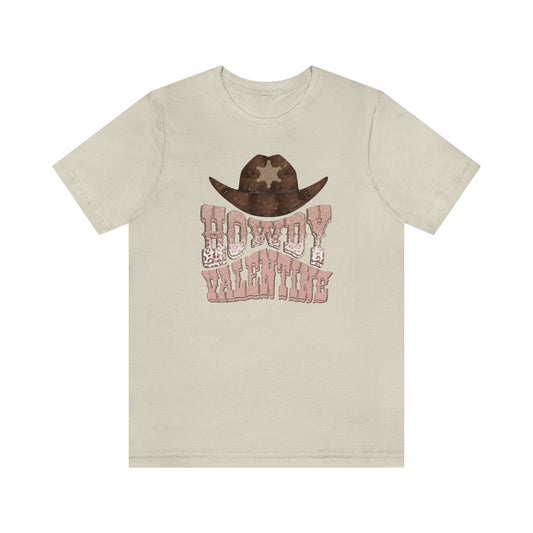 T-shirt graphique Howdy Valentine Cowboy