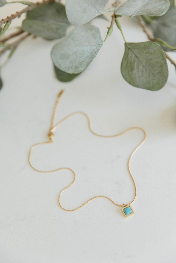 Turquoise Pendant Necklace (Online Exclusive)