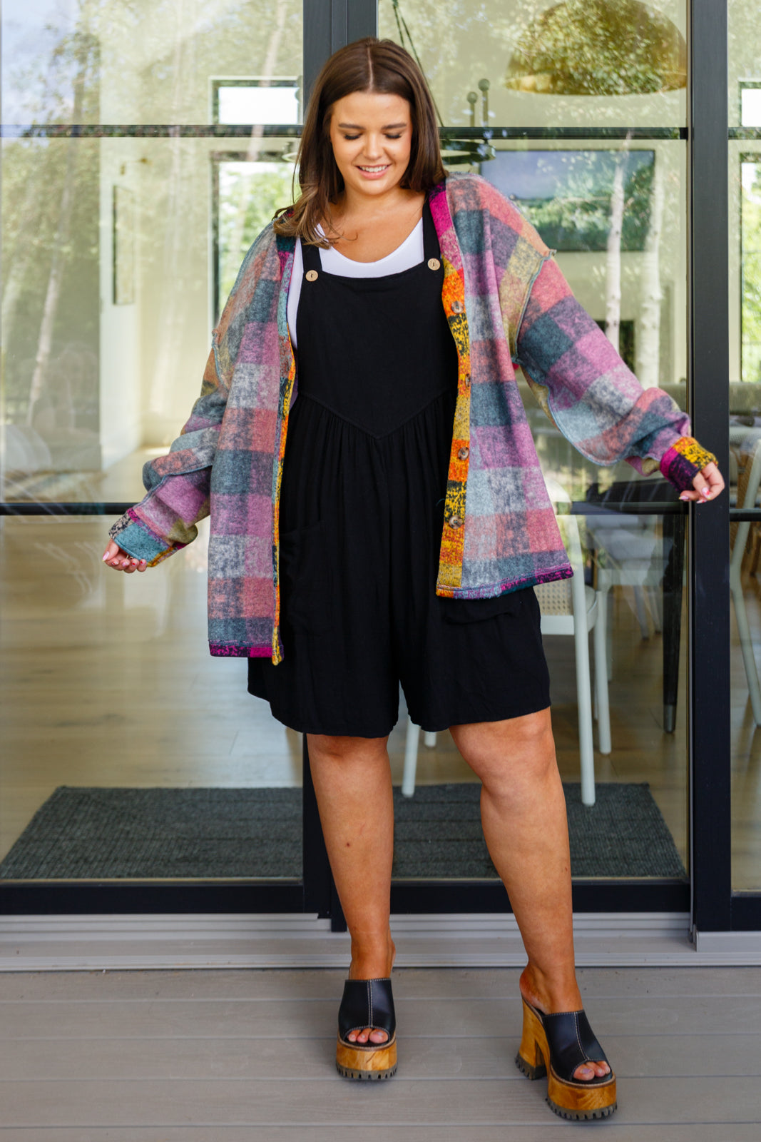 Nothing But Adventure Plaid Cardigan (Online Exclusive)