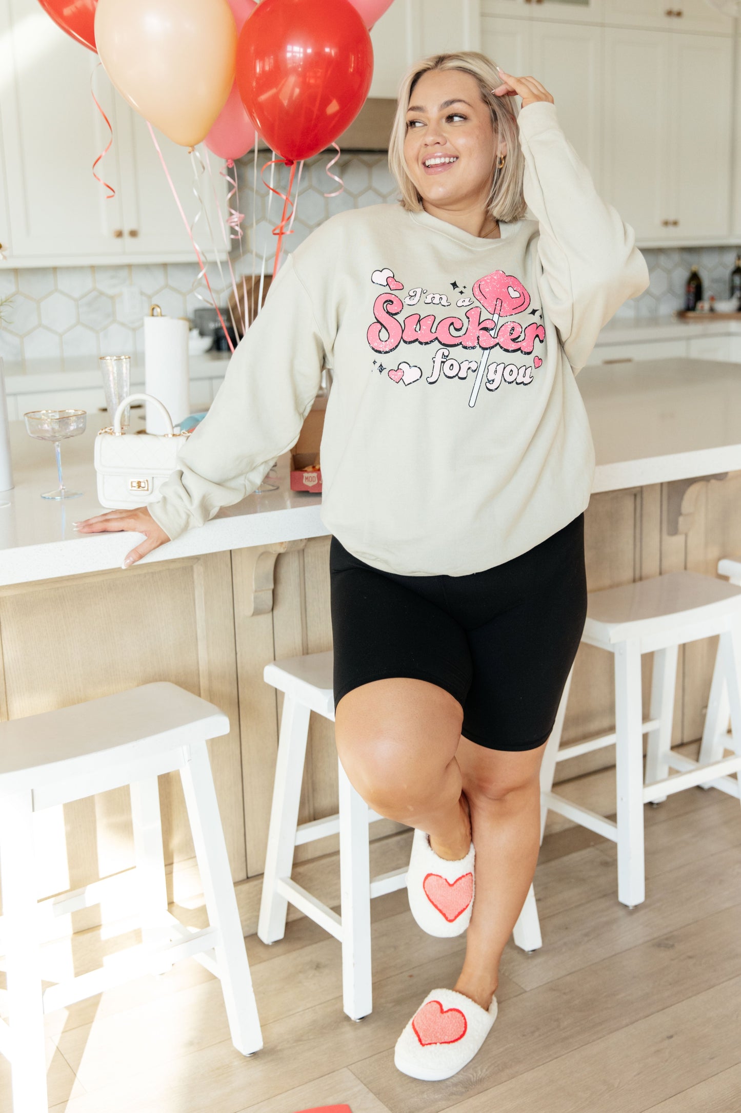 I'm A Sucker For You Valentine Pullover (Online Exclusive)
