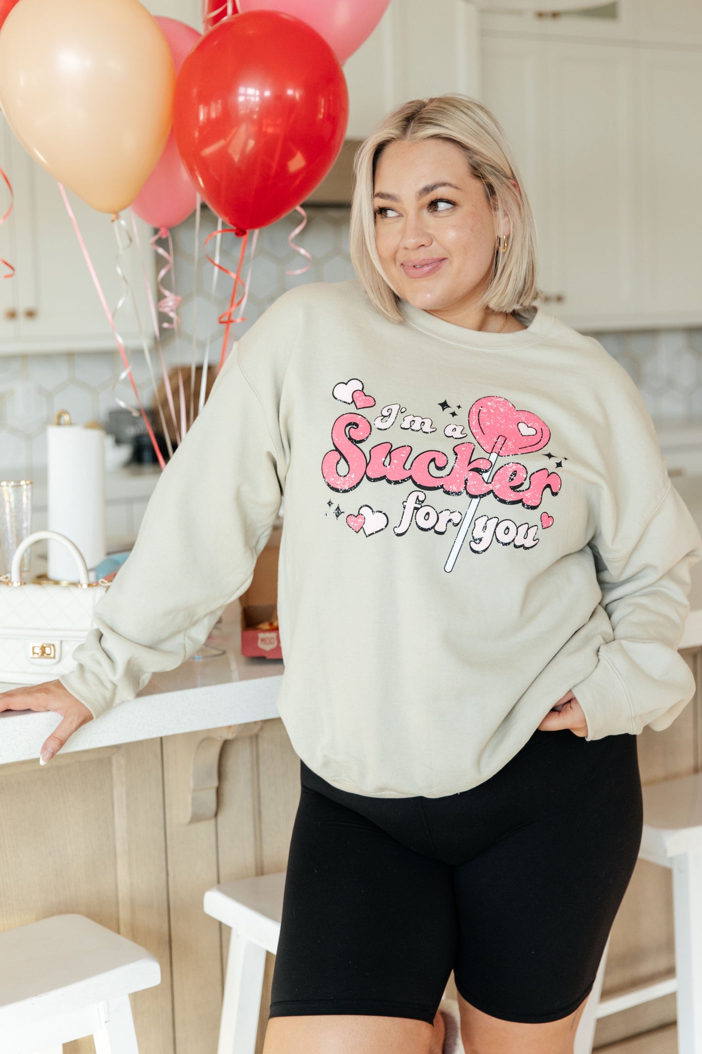 I'm A Sucker For You Valentine Pullover (Online Exclusive)