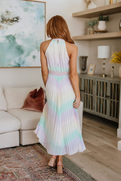 Irresistibly Iridescent Maxi Dress (Online Exclusive)