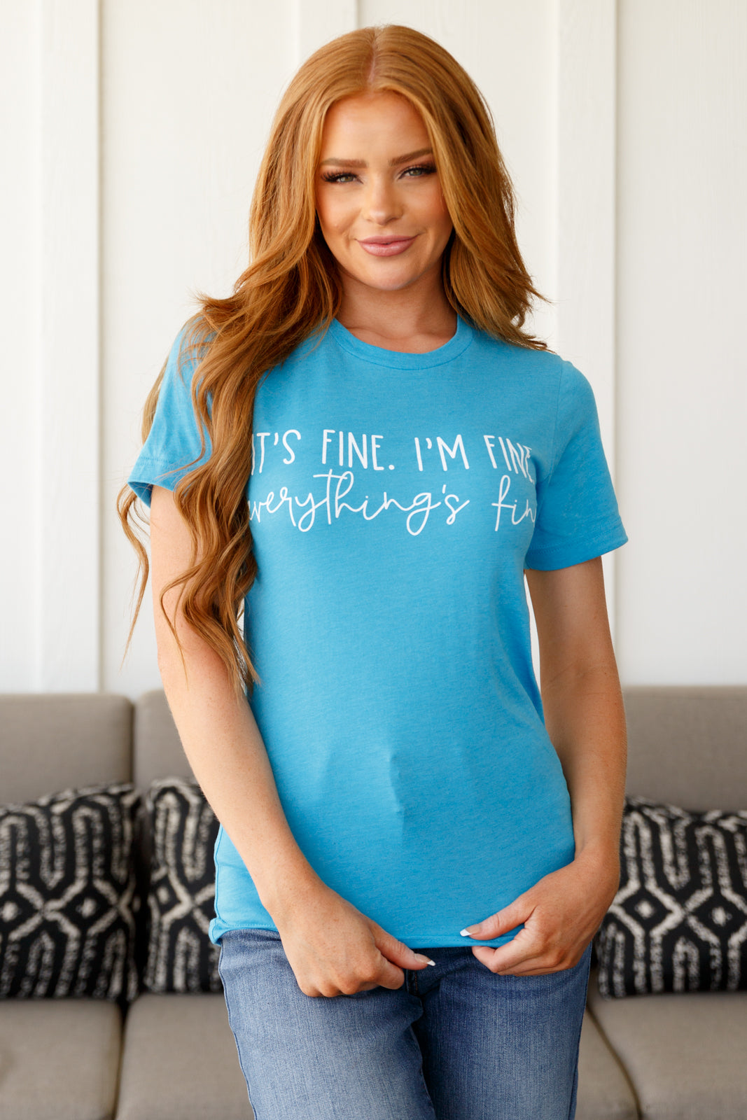 Camiseta estampada Everything's Fine (exclusiva en línea)