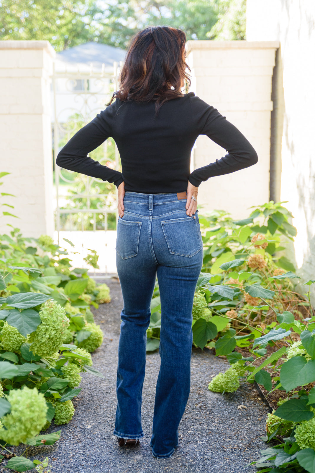 Ivy High Waisted Bootcut Medium Wash Jeans (Online Exclusive)