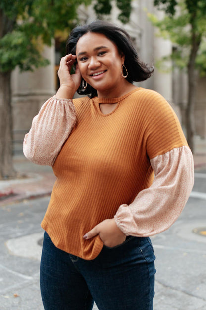 Jennica Top in Warm Spice (Online Exclusive)
