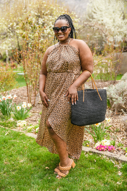 Just My Luck Animal Print Dress (Online Exclusive)