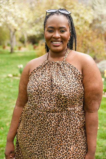 Just My Luck Animal Print Dress (Online Exclusive)