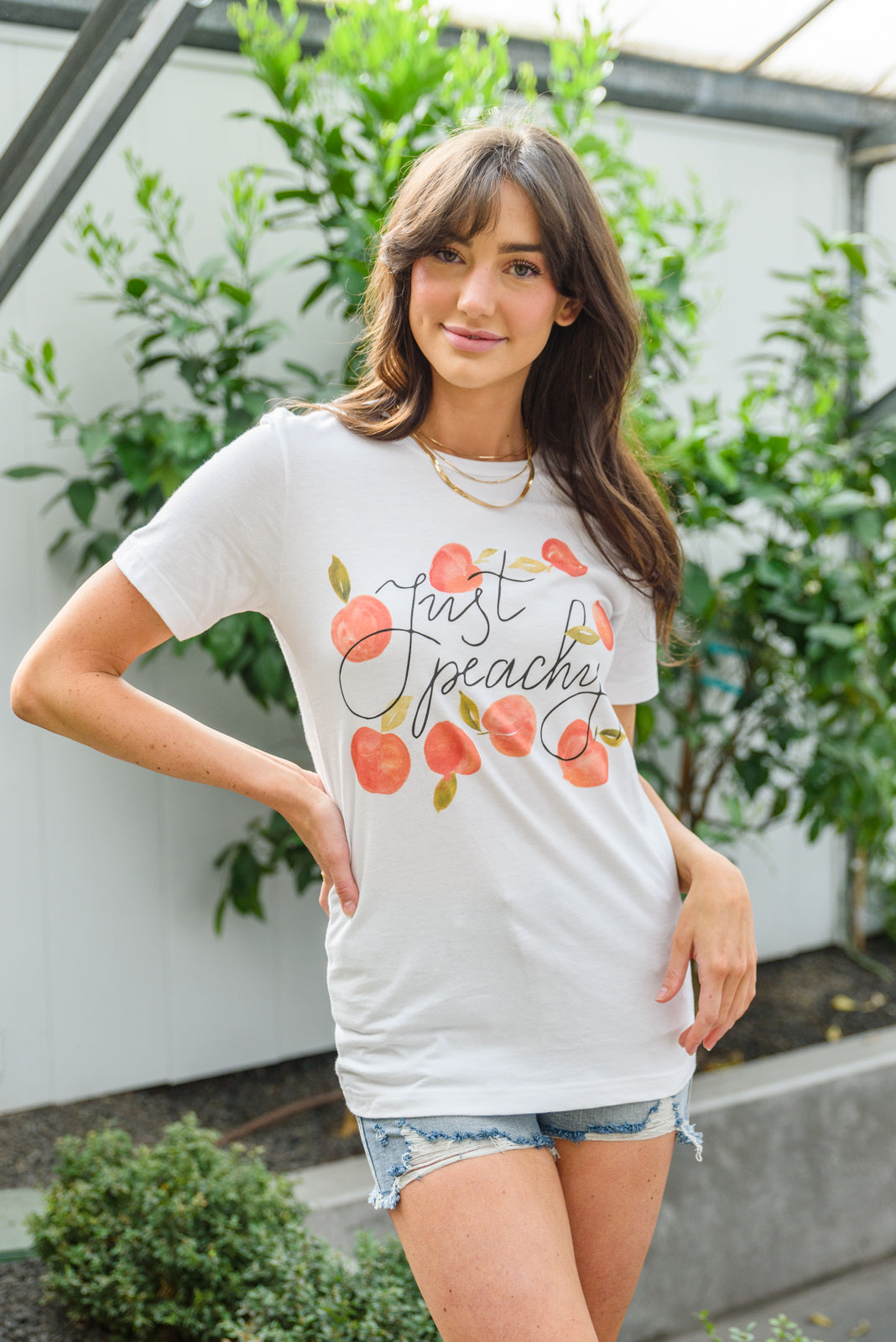 T-shirt graphique Just Peachy (exclusivité en ligne)