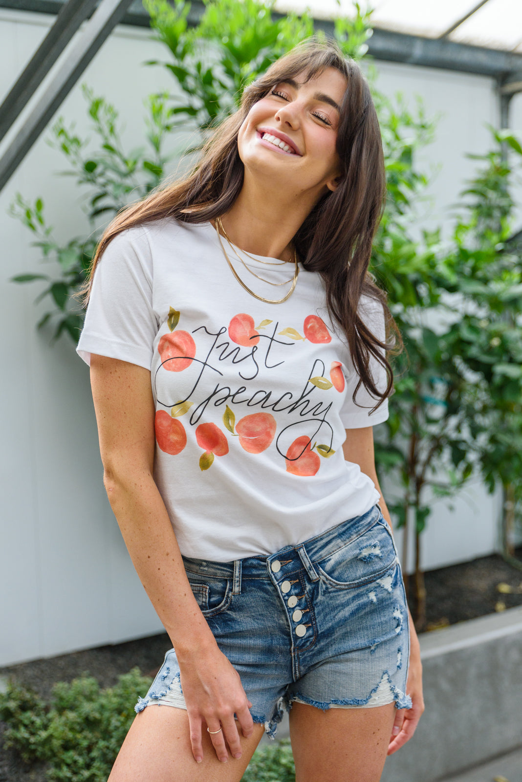 Camiseta con gráfico Just Peachy (exclusivo en línea)