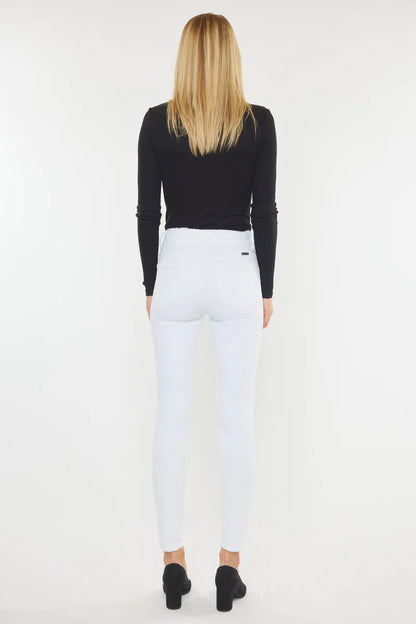 Cas Double Button Fly Skinny Jeans