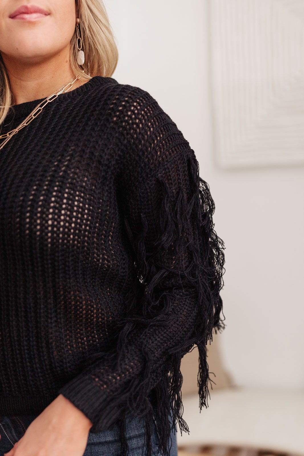 Katrina Fringe Sweater (Online Exclusive)