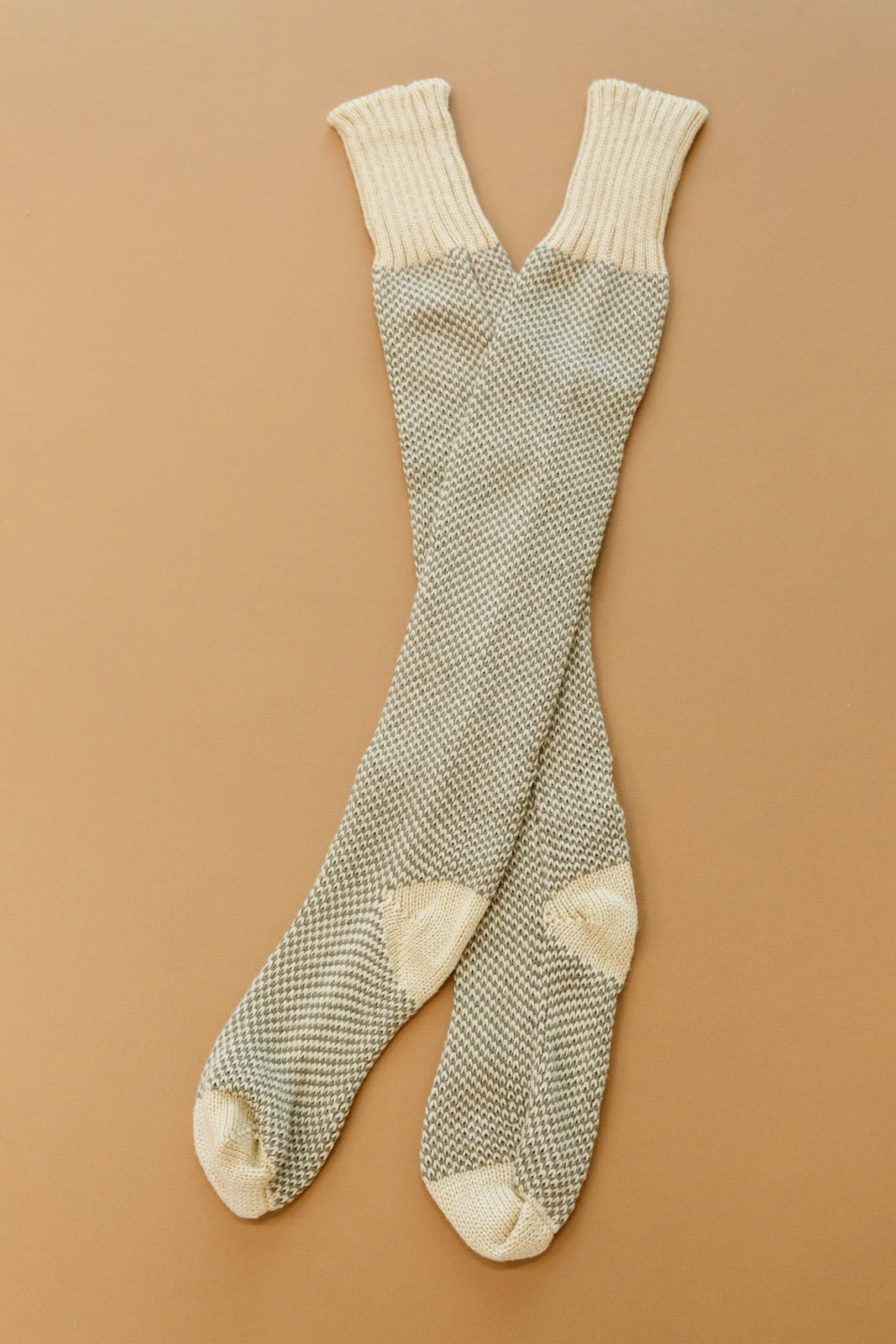 Chaussettes de détente tricotées en avoine (exclusivité en ligne)