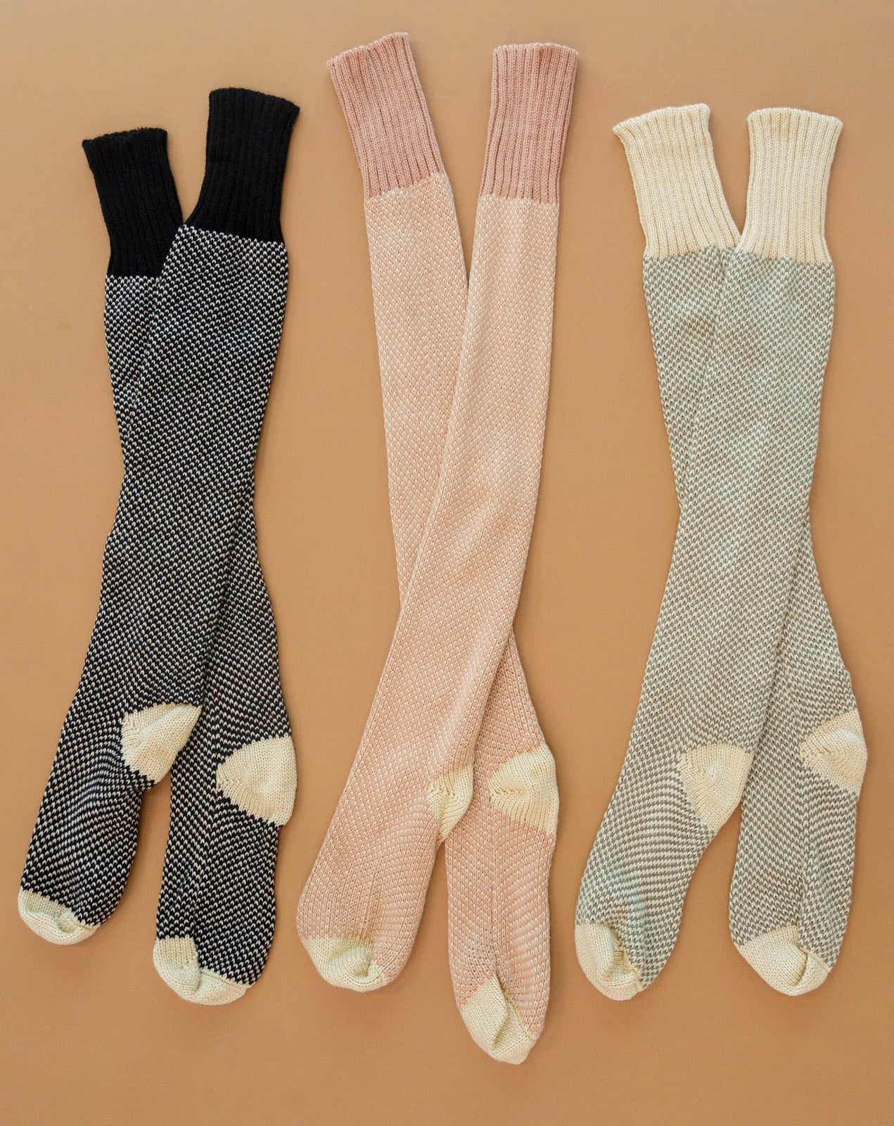 Knitted Lounge Socks In Pink (Online Exclusive)