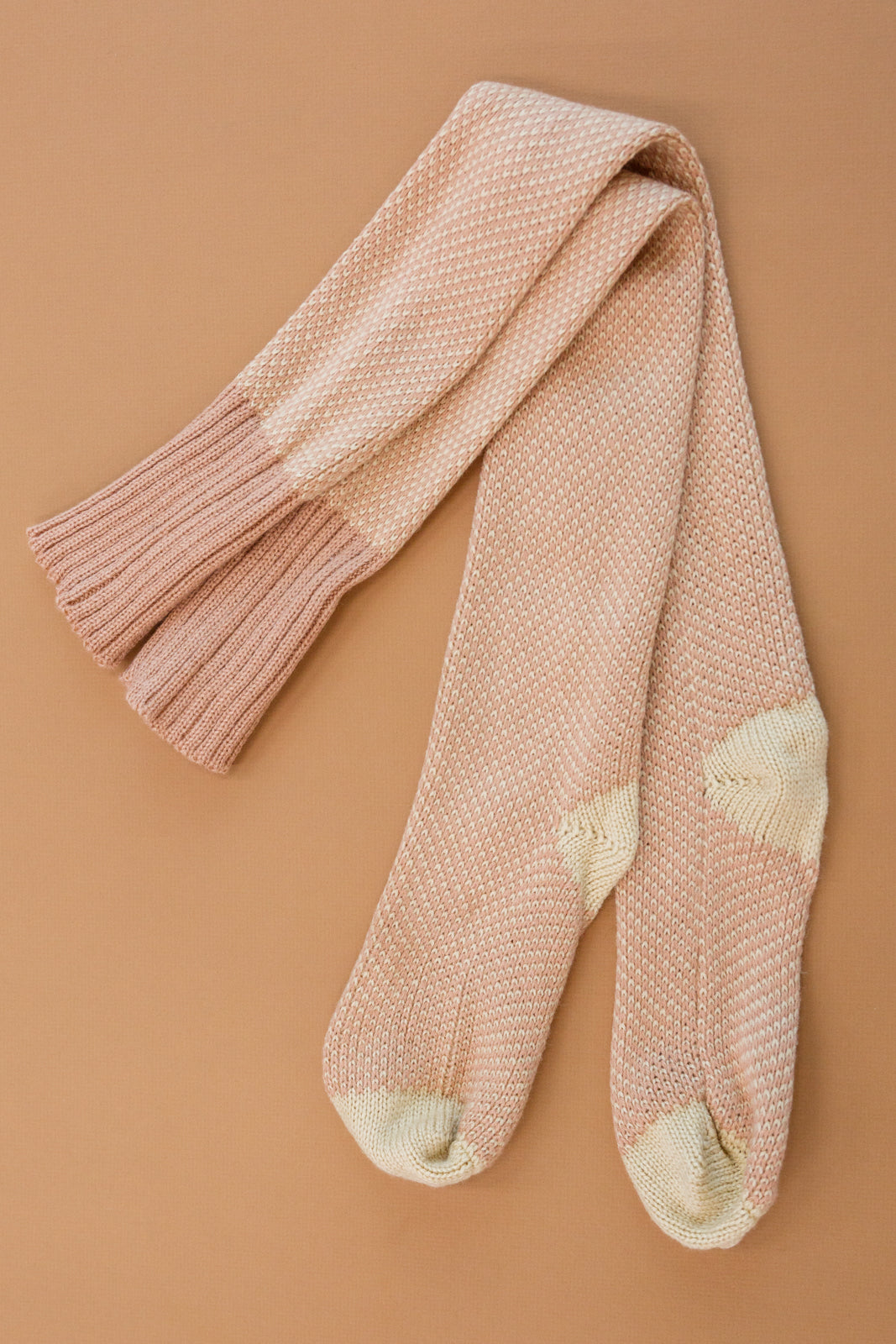 Chaussettes de détente tricotées en rose (exclusivité en ligne)