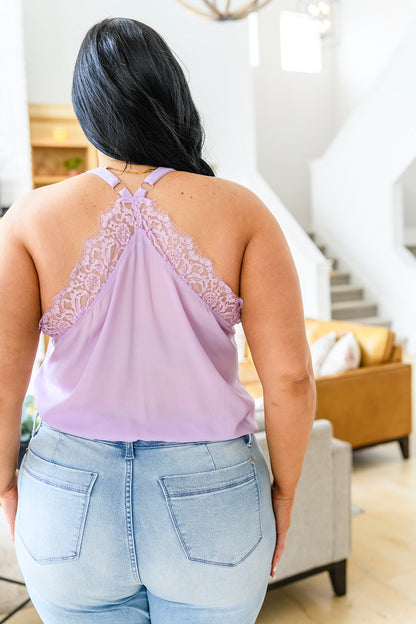 Lace Bonbon Bodysuit in Lavender (Online Exclusive)