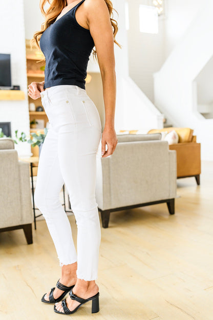 Lauren Hi-Waisted White Skinny Jeans (Online Exclusive)