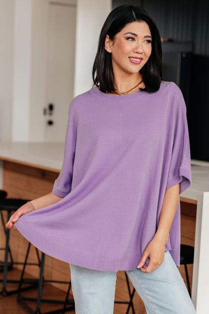 Lilac Whisper Dolman Sleeve Top (Online Exclusive)