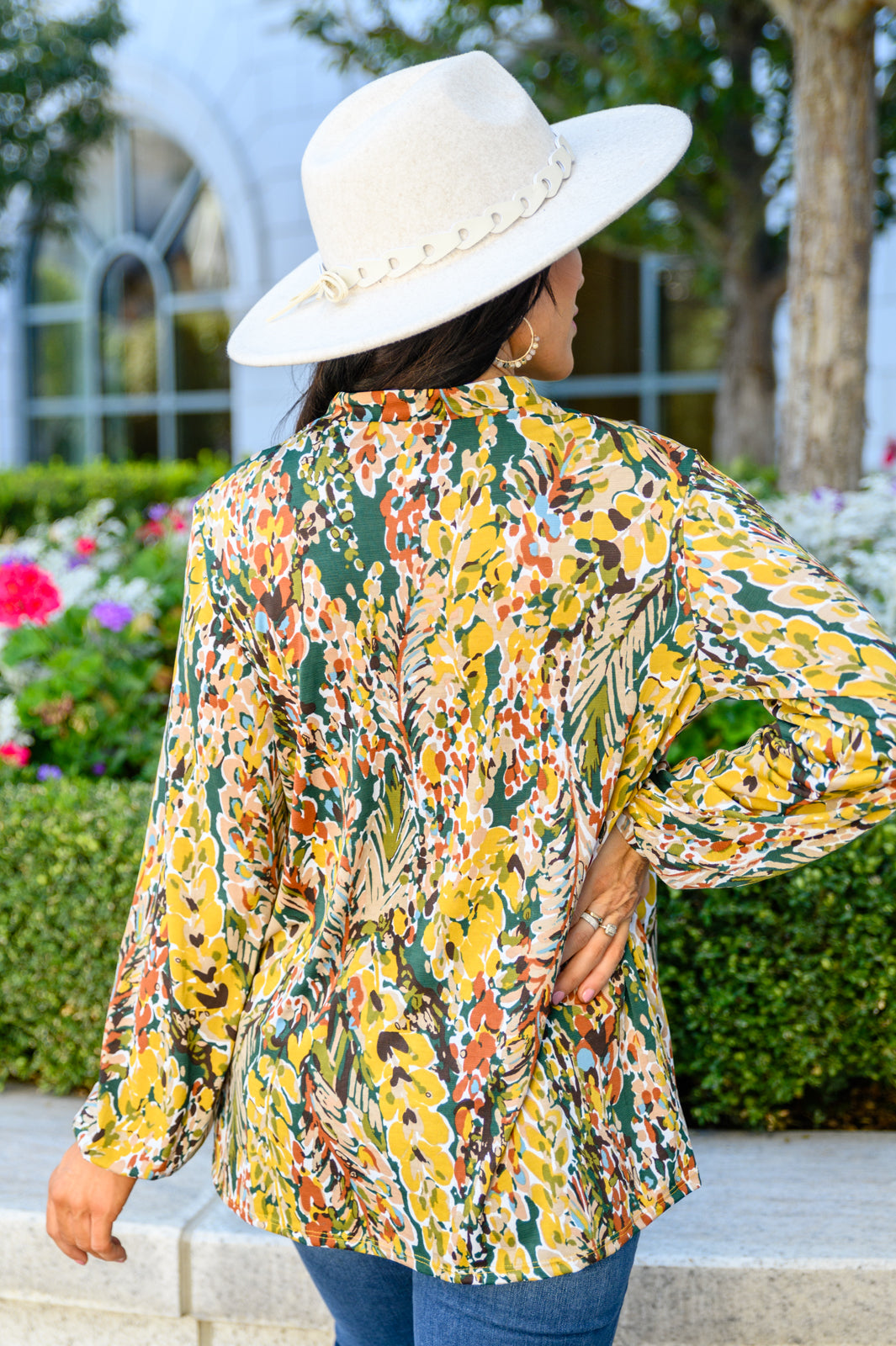 Lilly Ann Floral Print Blouse (Online Exclusive)