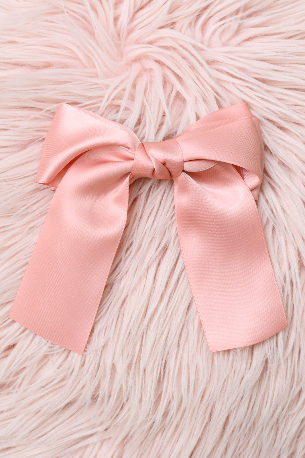 Love Story Satin Bow in Blush (Online Exclusive)