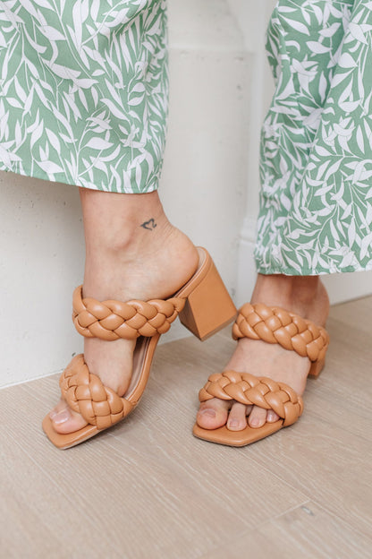 Maya Braided Heels in Tan (Online Exclusive)