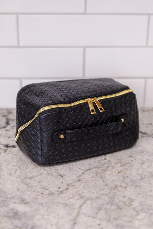 New Dawn Large Capacity Cosmetic Bag in Black (Online Exclusive)