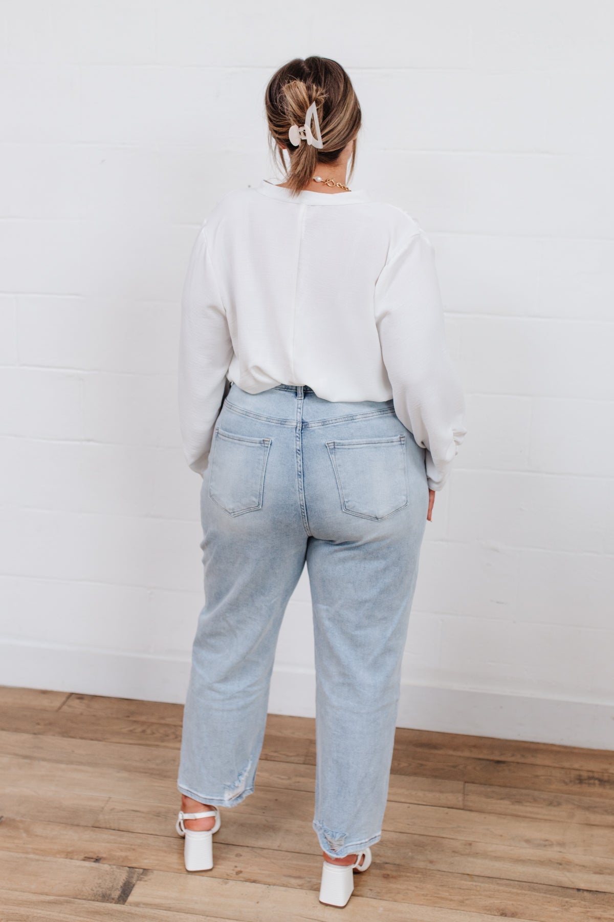 New Me Distressed Jeans (Online Exclusive)