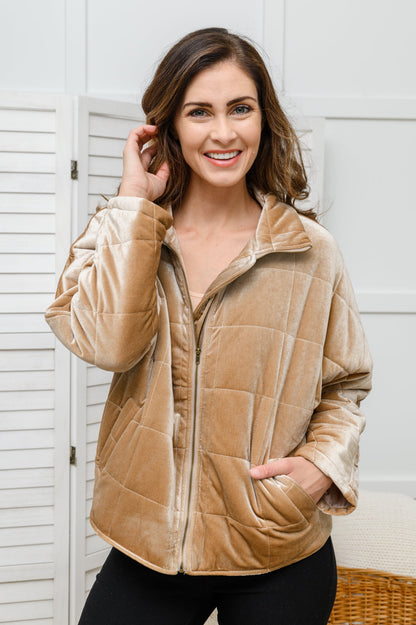 Nights On Broadway Jacket in Taupe (Online Exclusive)