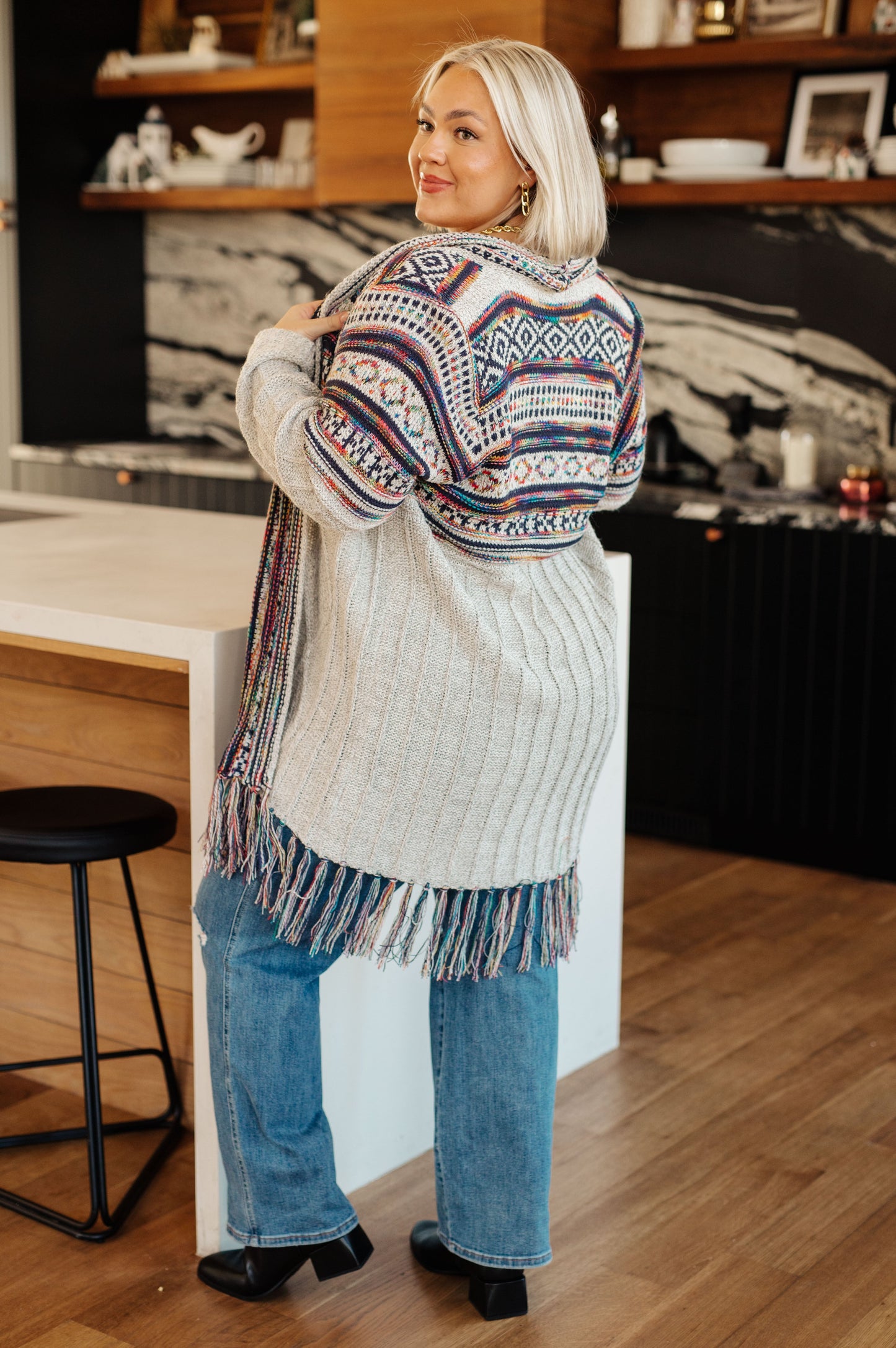 Oh So Lucky Fringe Cardigan (Online Exclusive)