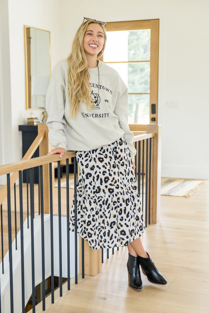 Once, Twice Animal Print Skirt (Online Exclusive)