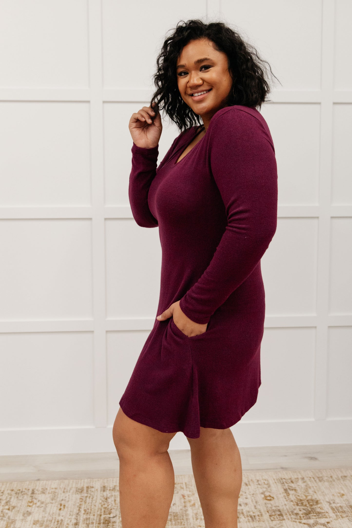 Paloma Tunic In Burgundy (Online Exclusive)