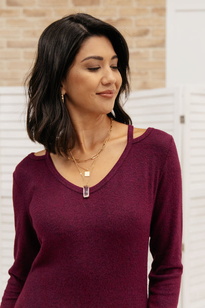 Paloma Tunic In Burgundy (Online Exclusive)