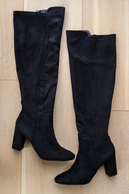 Penelope Knee High Boots In Black (Online Exclusive)