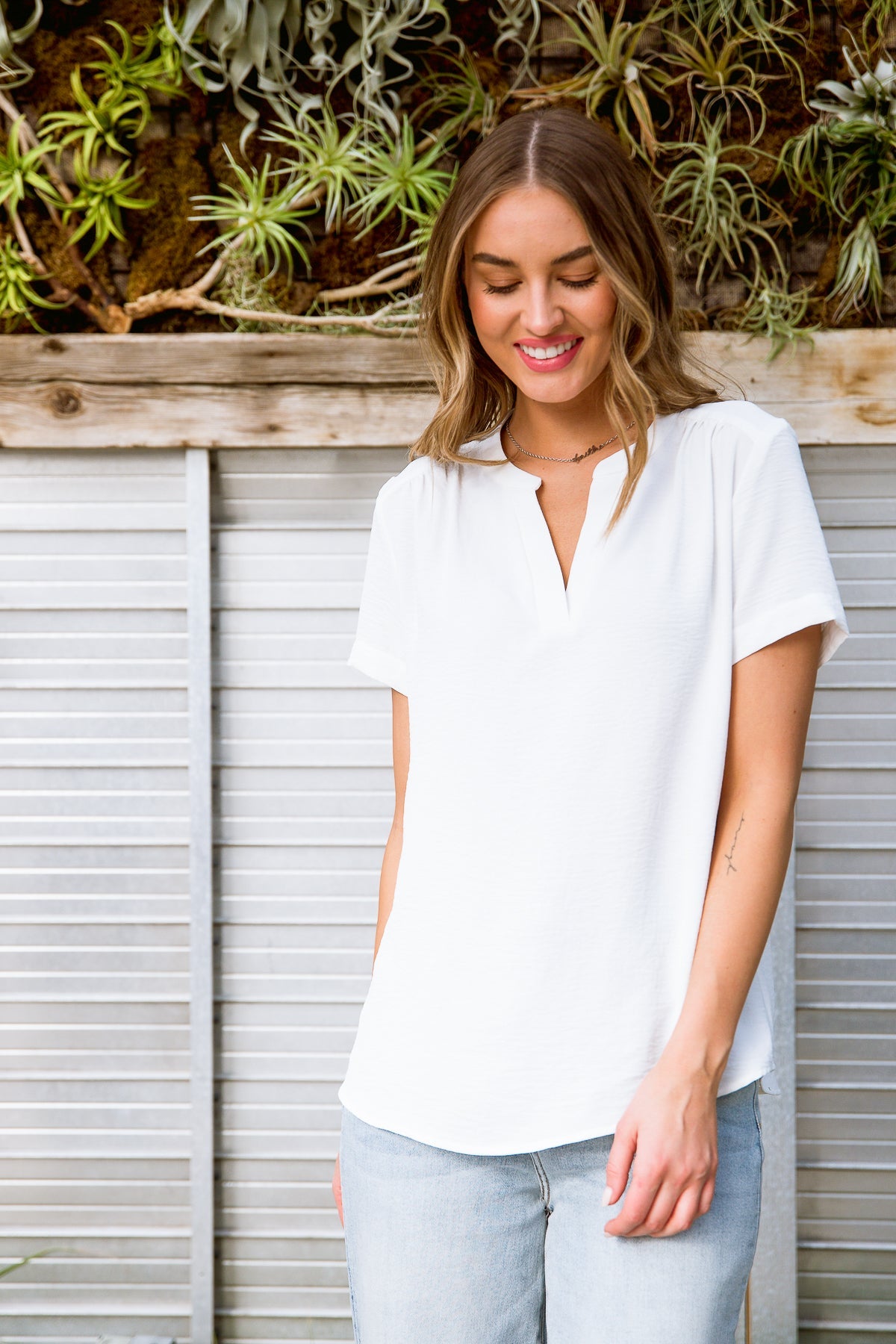 Pleasant Surprise Top In White (Online Exclusive)