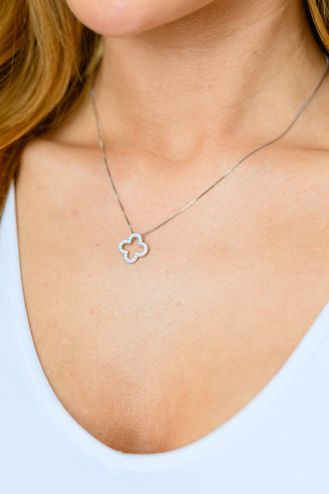 Pure Luck Sterling Silver Pendent Necklace (Online Exclusive)