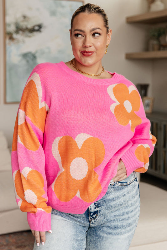 Quietly Bold Mod Floral Sweater (Online Exclusive)