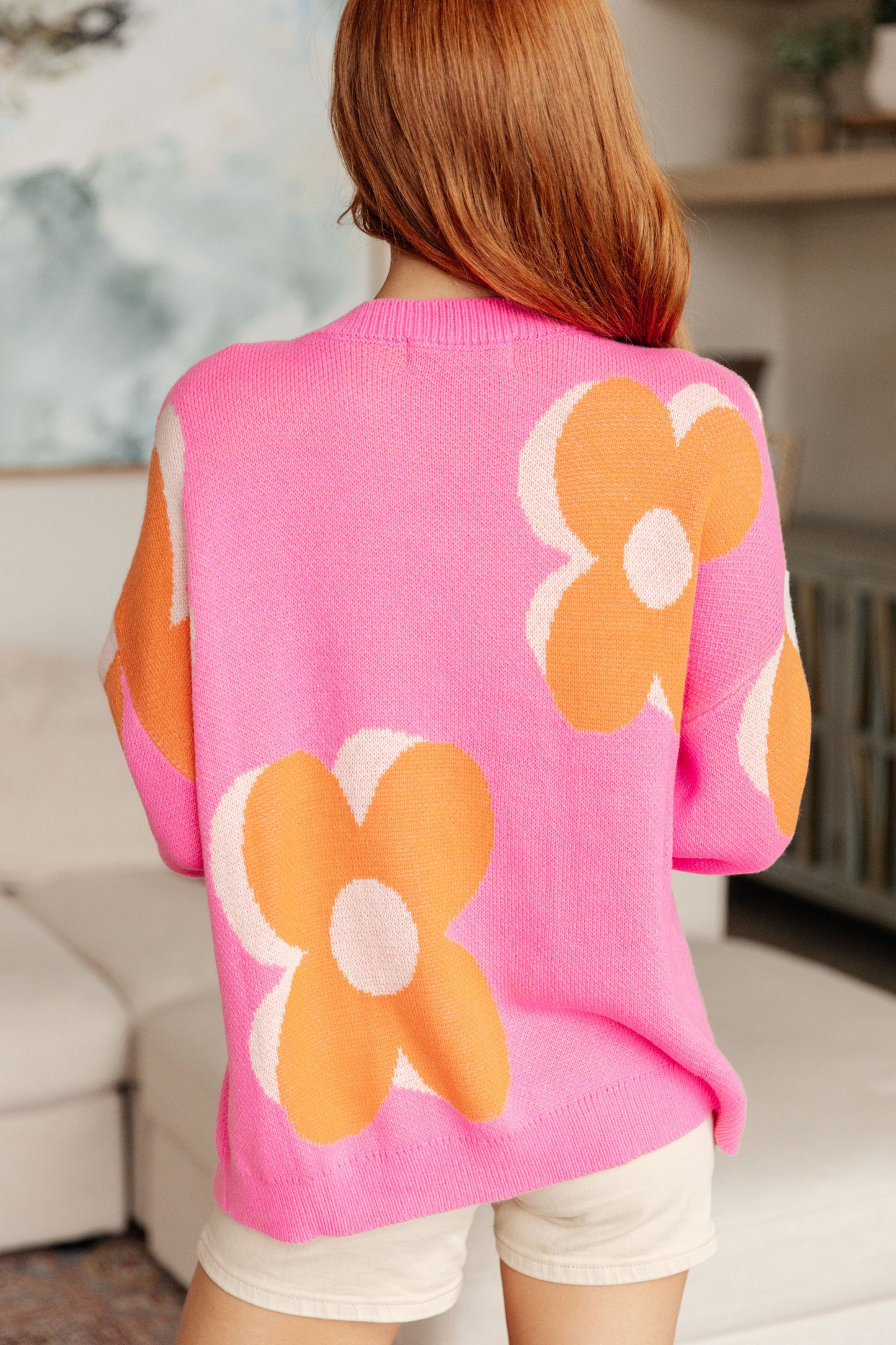 Quietly Bold Mod Floral Sweater (Online Exclusive)