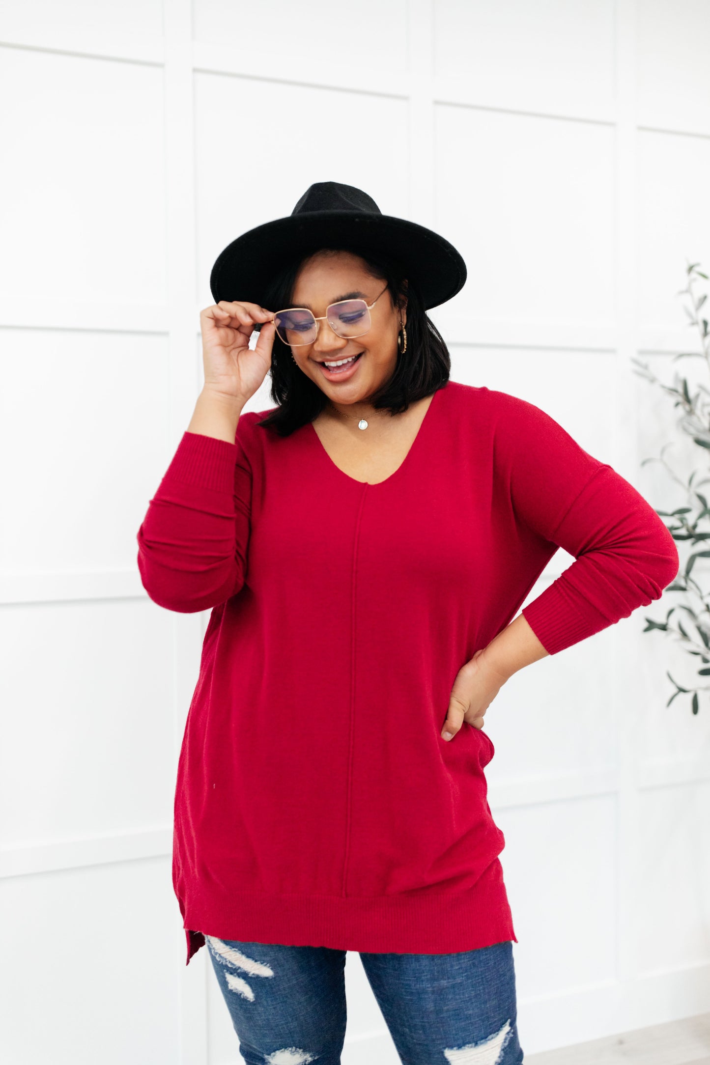 Red Carpet Tunic Top (Online Exclusive)