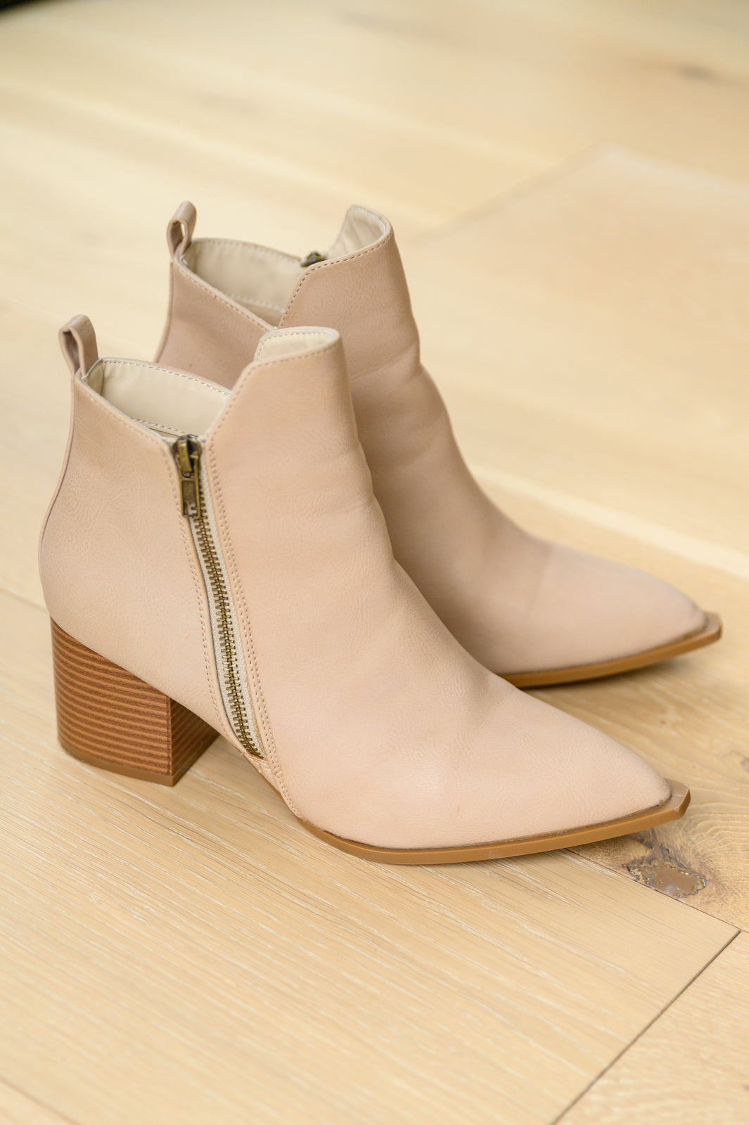 Ruby Ankle Boot In Beige (Online Exclusive)