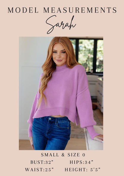 Back to Life V-Neck Sweater in Pink (Online Exclusive)