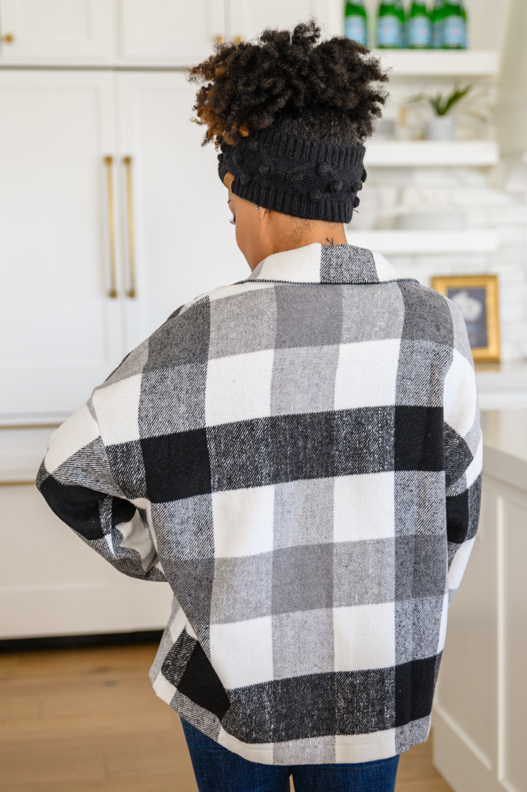 Saturday Stroll Brushed Tonal Plaid Shacket (Online Exclusive)