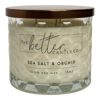Sea Salt & Orchid - 3 wick