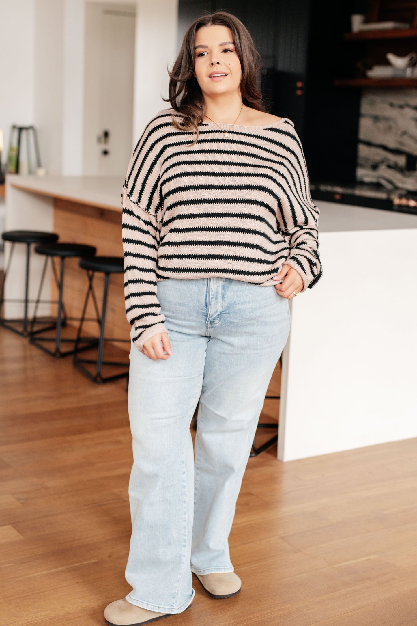 Self Assured Striped Sweater (Online Exclusive)