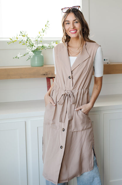 Small Talk Sleeveless Cardigan (Online Exclusive)