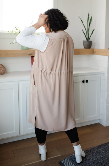 Small Talk Sleeveless Cardigan (Online Exclusive)