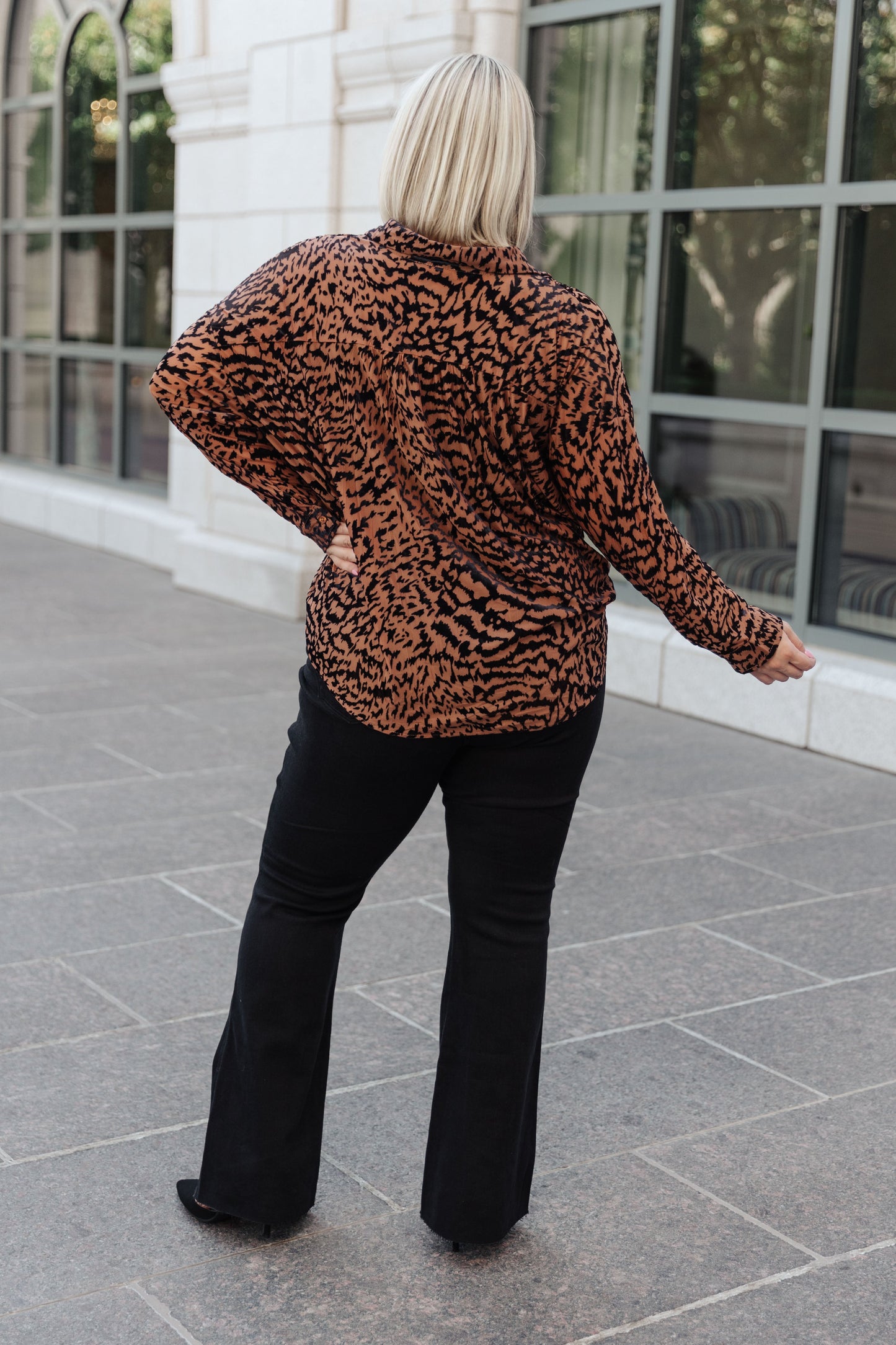 So Fierce Animal Print Blouse (Online Exclusive)