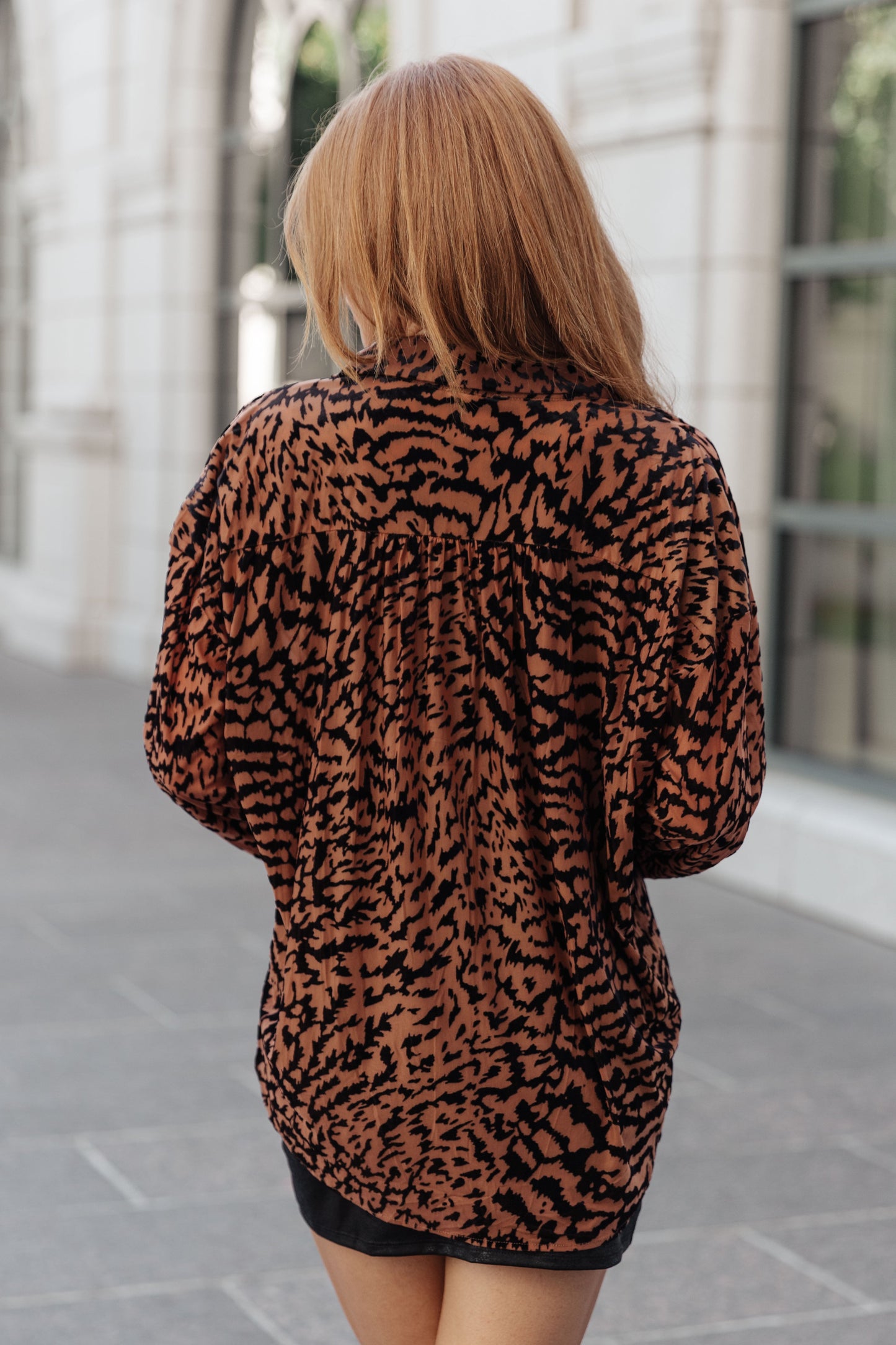 So Fierce Animal Print Blouse (Online Exclusive)