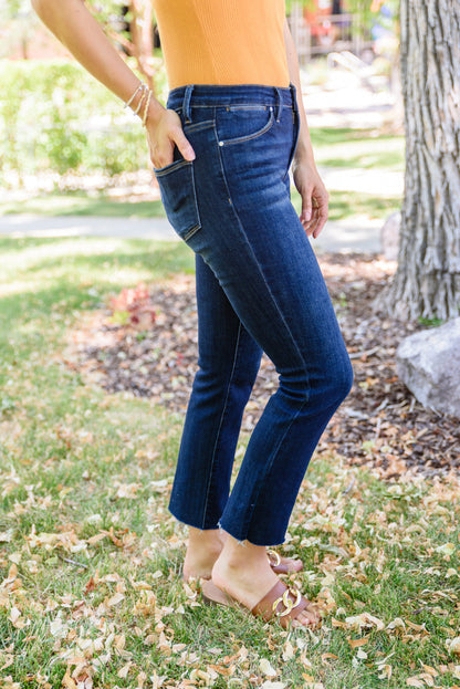 Sofia Dark Wash Skinny Jeans (Online Exclusive)
