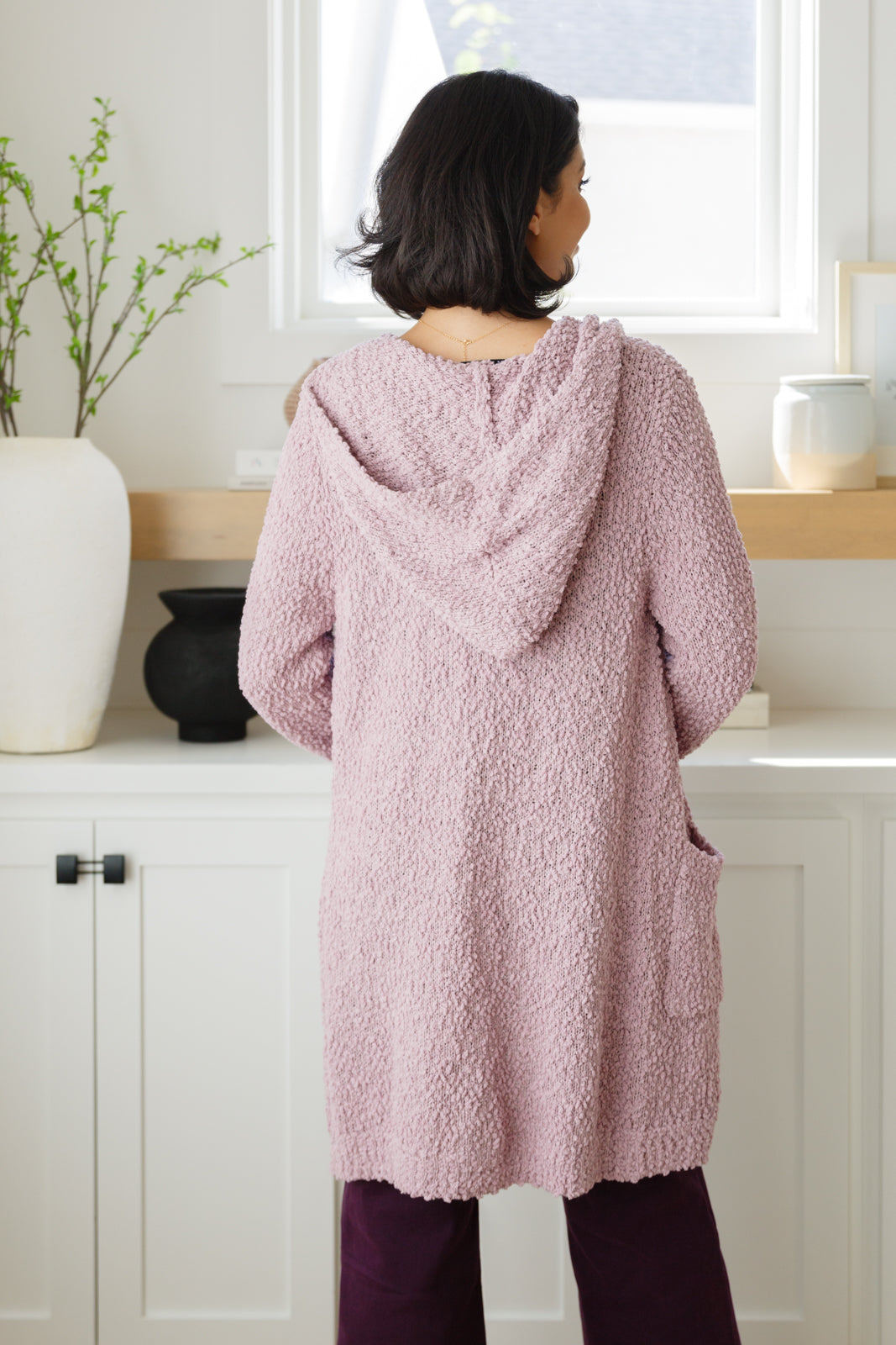 Soft Wisteria Hooded Cardigan (Online Exclusive)